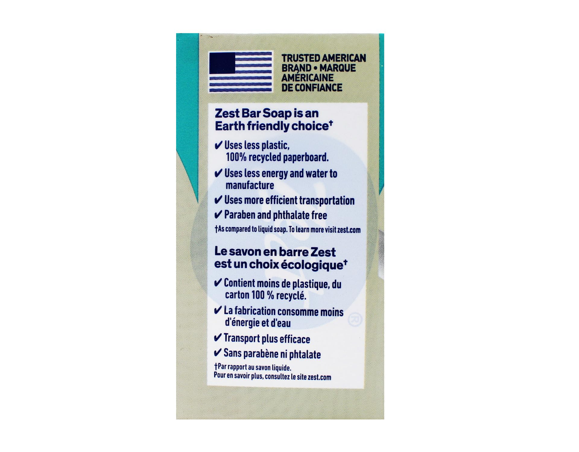 Zest Creamy Cocoa Butter & Shea Soap, 6 Bars, 3.2 Oz. Each, 3.2 Fl Oz