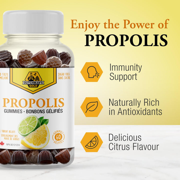 Dutchman's Gold Propolis Immunity Gummies, 60 CT