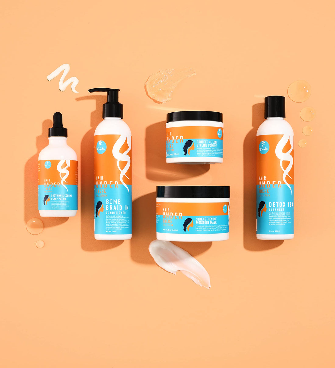 Curls Hair Under There, Detox Tea Shampoo 8 oz