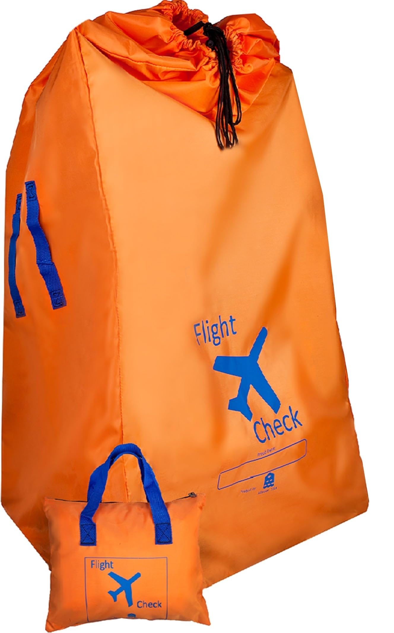 Alnoor USA Gate Check Bag for Single & Double Stroller Travel Bag for Air Plane | Extra Large & Ultra Durable - Includes Padded Shoulder Straps for Comfort & Durability With Pouch – Bonus E-Book