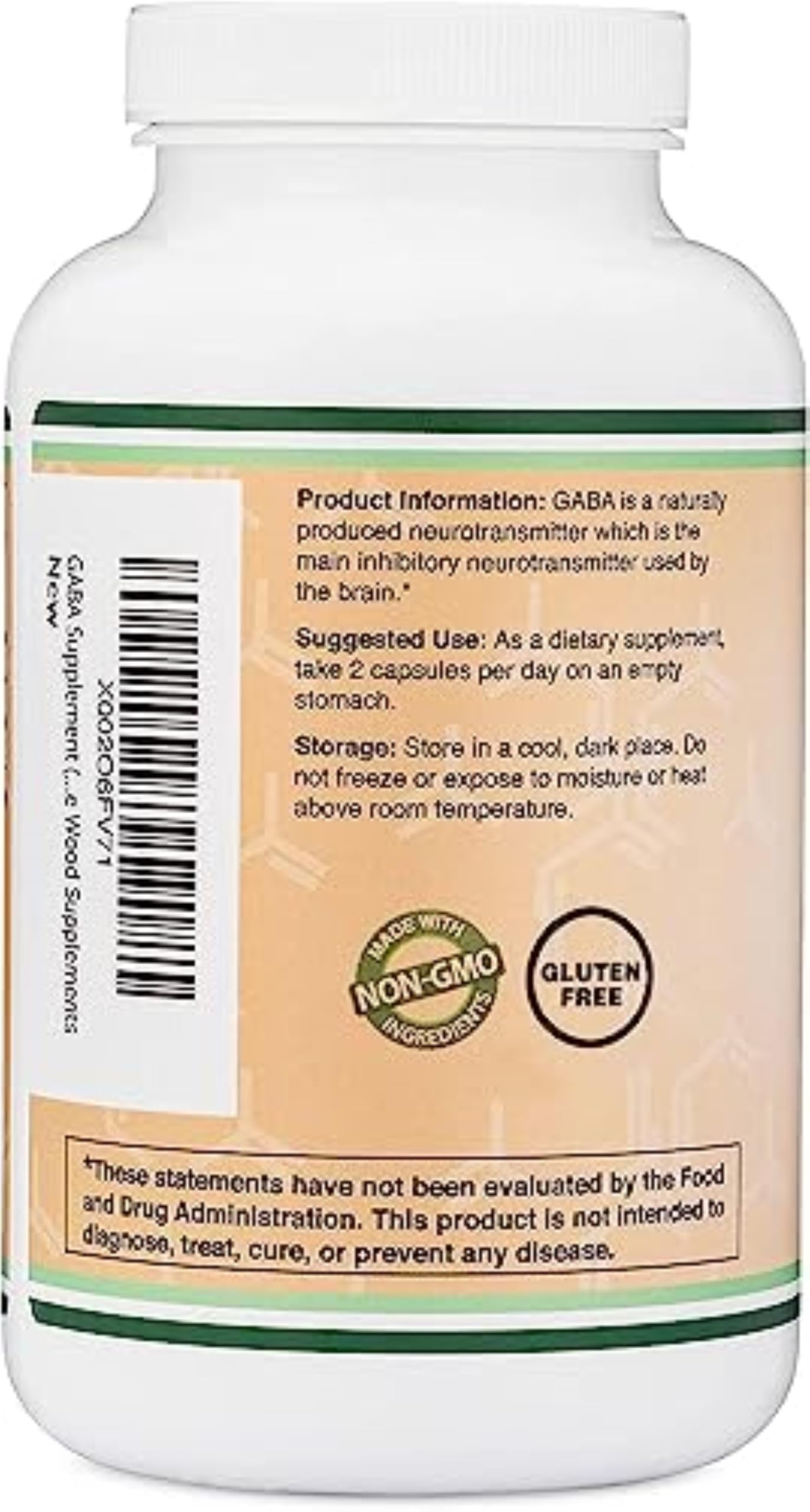 GABA Supplement (300 Capsules, 1,000mg per Serving) Promotes Calm, Relaxation, and Supports Sleep (Vegan Safe, Gluten Free, Non-GMO)(Gamma Aminobutyric Acid) by Double Wood
