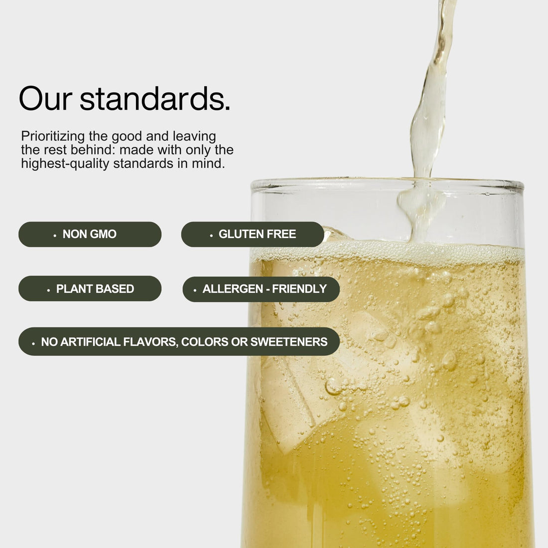 Multivitamin Drink Mix | B.Wild Plant Based Antioxidant Drink | Prebiotics and Probiotics for Digestive Health - Peach Green Tea Flavor - 300 g, 30 Day Supply