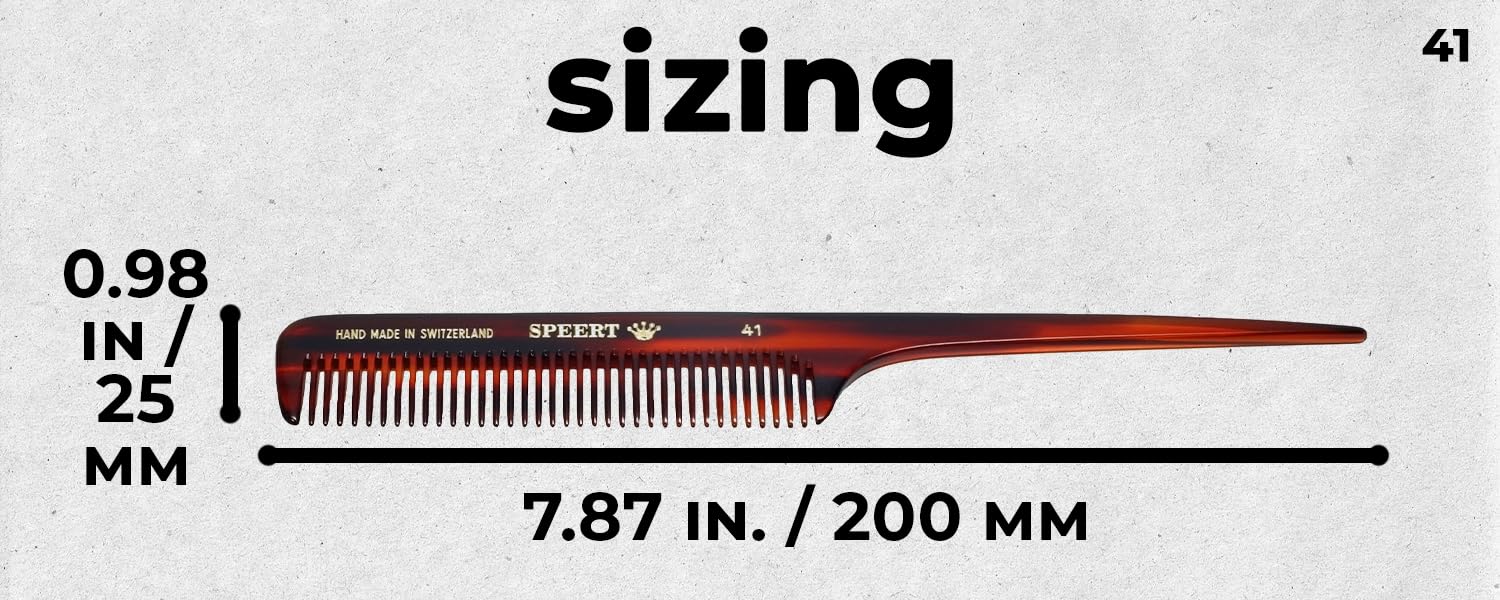 Hand-made tortoise comb #41 by Speert