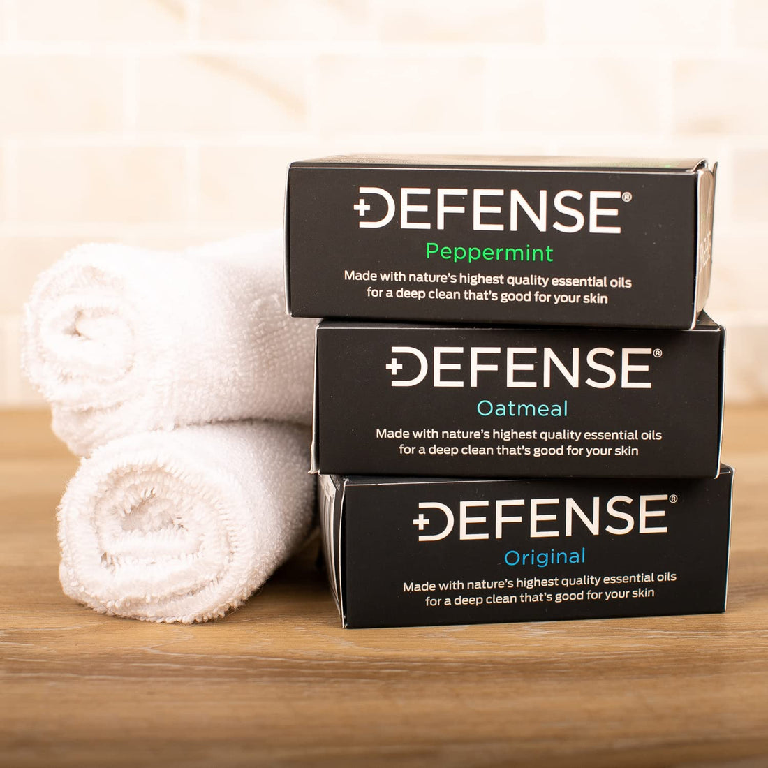 Peppermint : Defense Soap, Peppermint, 4 Ounce Bar (Pack of 5) - 100 Percent Natural Pharmaceutical Grade Tea Tree Oil and Eucalyptus Oil