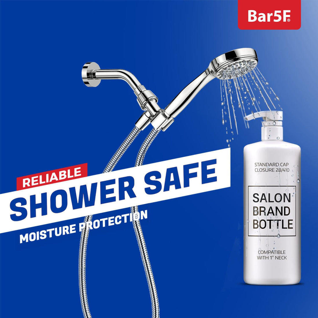 Universal Shampoo/Conditioner Pump for Bottle, 1 L/33.8 oz., Piece 2 White