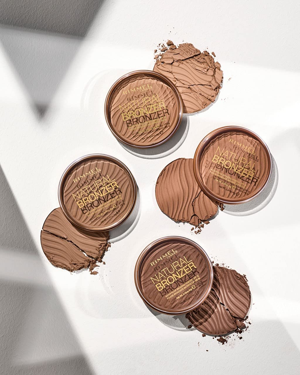 Rimmel Natural Bronzer Sun Light, 0.49 Ounce (Pack of 2)