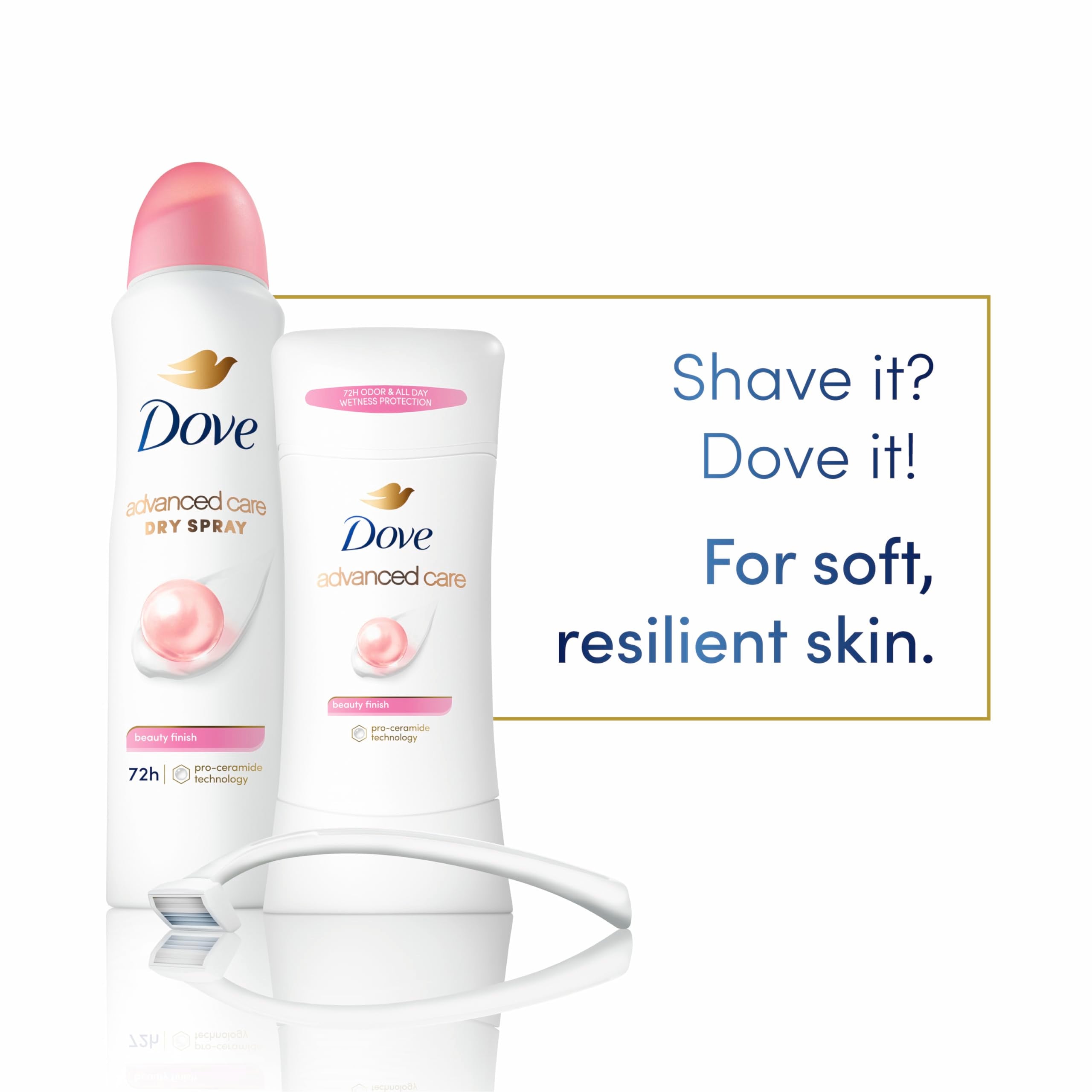Dove Female Advanced Care Antiperspirant Fresh Scent Deodorant Stick Beauty Finish For 48 Hour Protection And Soft And Comfortable Underarms Oz 4, 2.6 Count, Pack Of 1