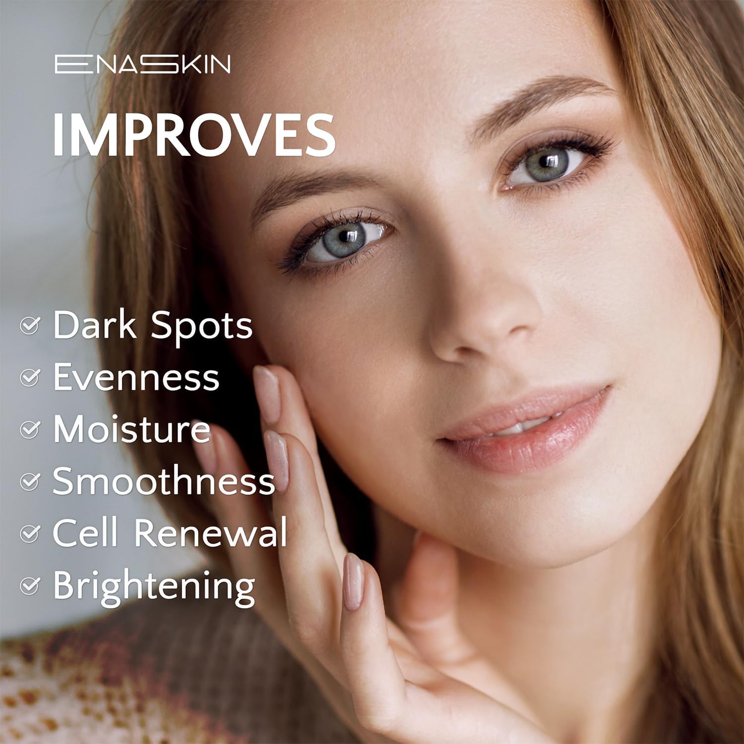 EnaSkin Dark Spot Remover Face & Body Serum: Age Spot Sun Spot Freckles Melasma Brown Spot - Advanced Formula with Niacinamide for Women and Men 1.0 Fl Oz (Pack of 2)