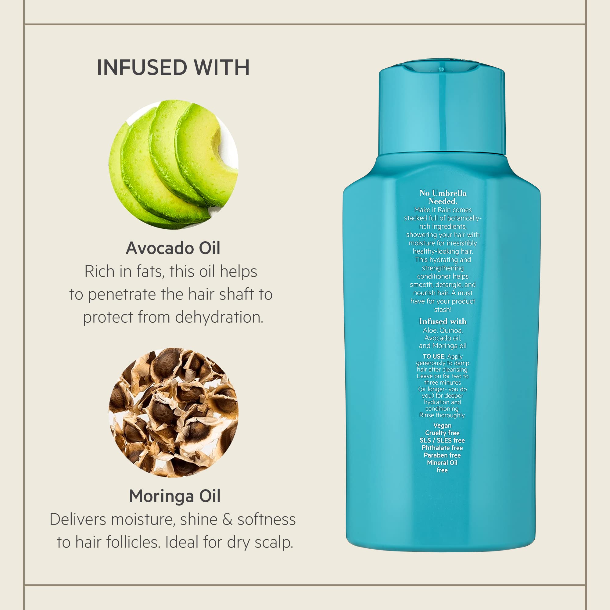 TPH by Taraji Make it Rain Hydrating Conditioner  12oz (Pack of 2)