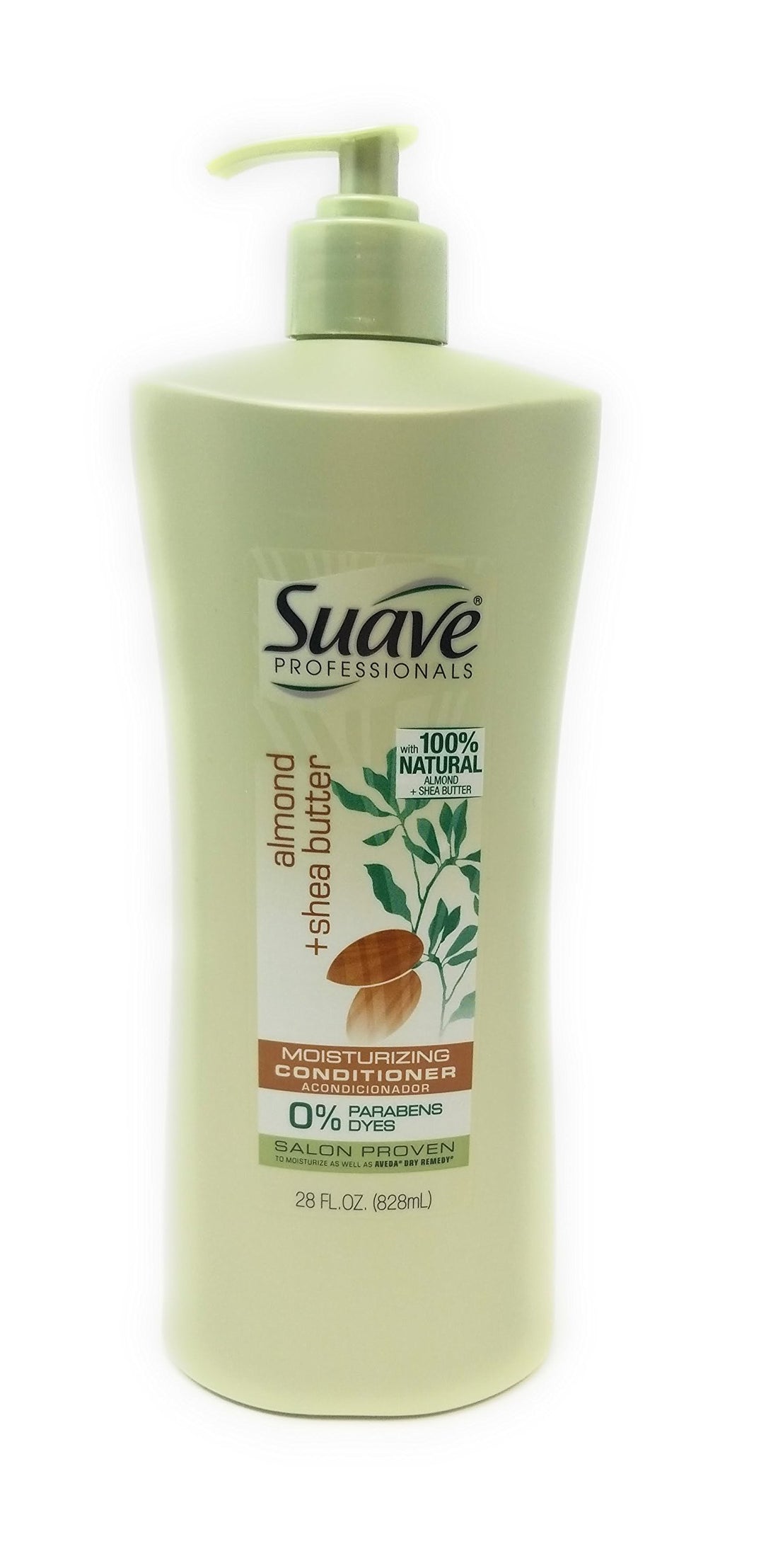 Suave Professionals Shampoo and Conditioner, Almond and Shea Butter, 28 Ounce