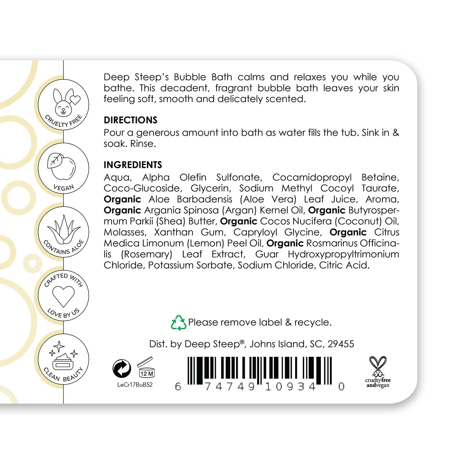 Deep Steep Bubble Bath