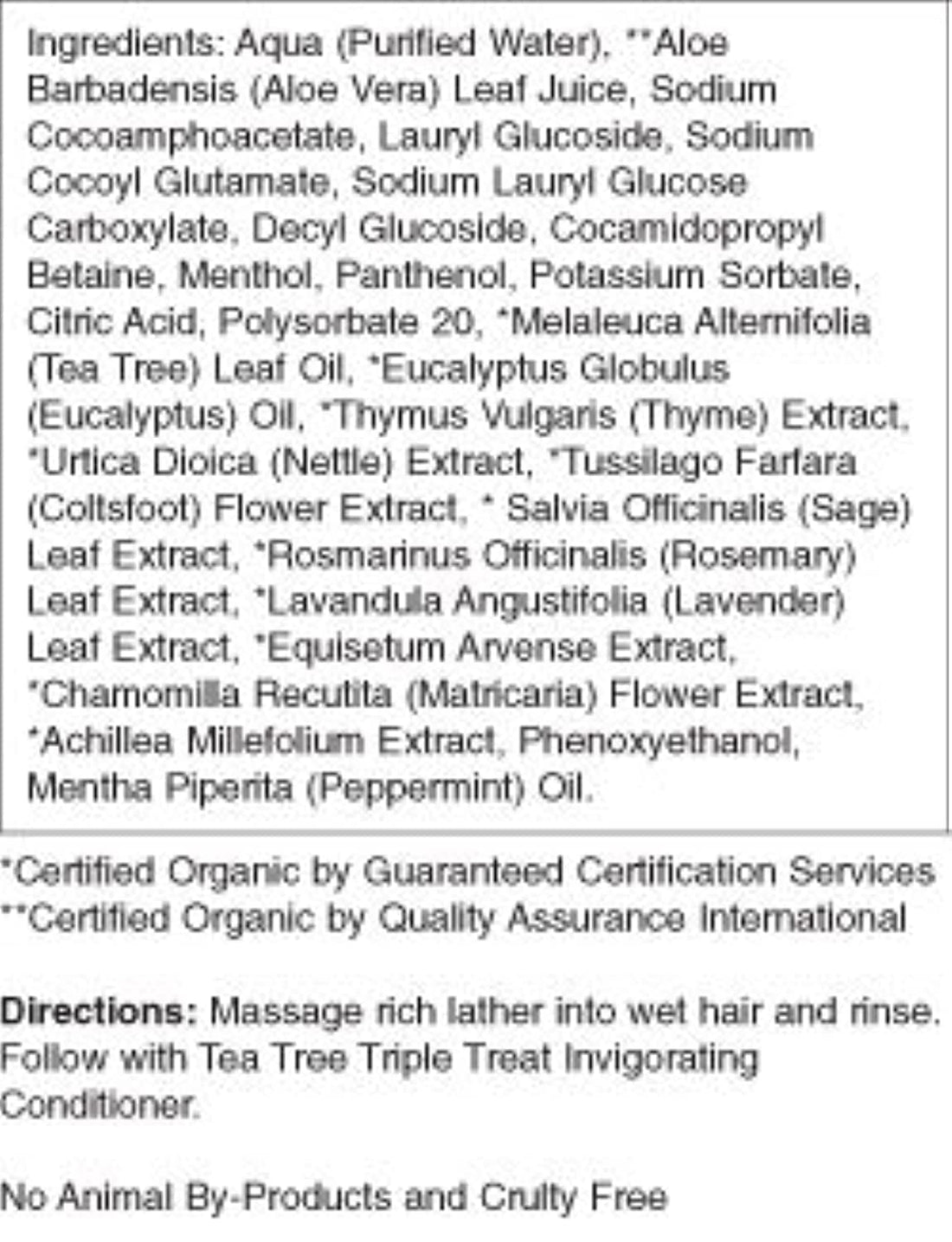 Giovanni Shampoo Tea Tree Triple Treat, 236ml