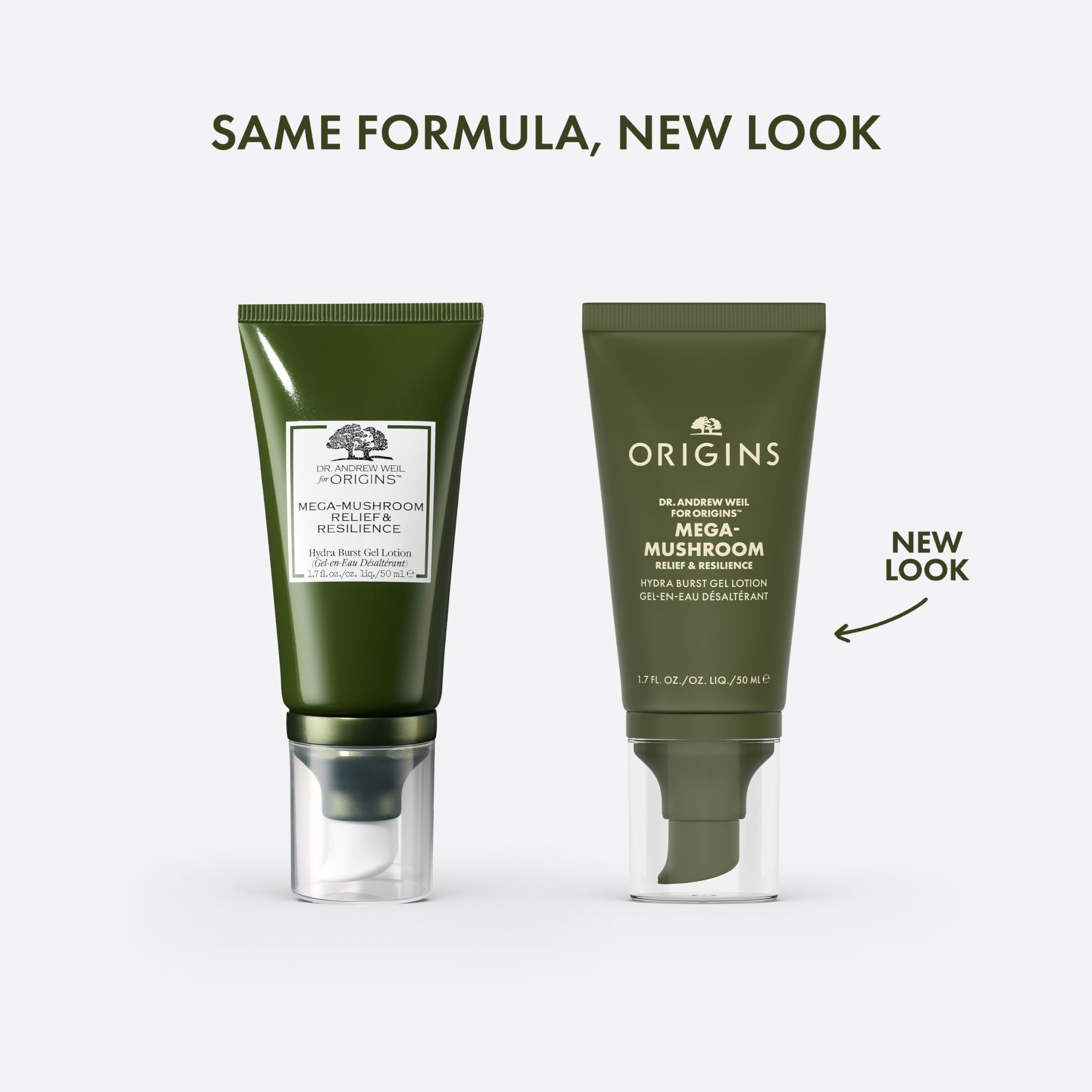 Origins Mega-Mushroom Hydra Burst Lightweight Moisturizer | Reduces Visible Redness | With Niacinamide & Reishi Mushroom, 1.7 Fl Oz