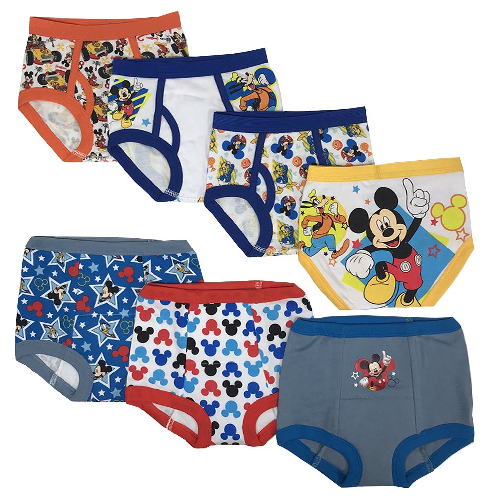 Disney Boys Mickey Mouse Potty Training Pants Multipack, 4T US