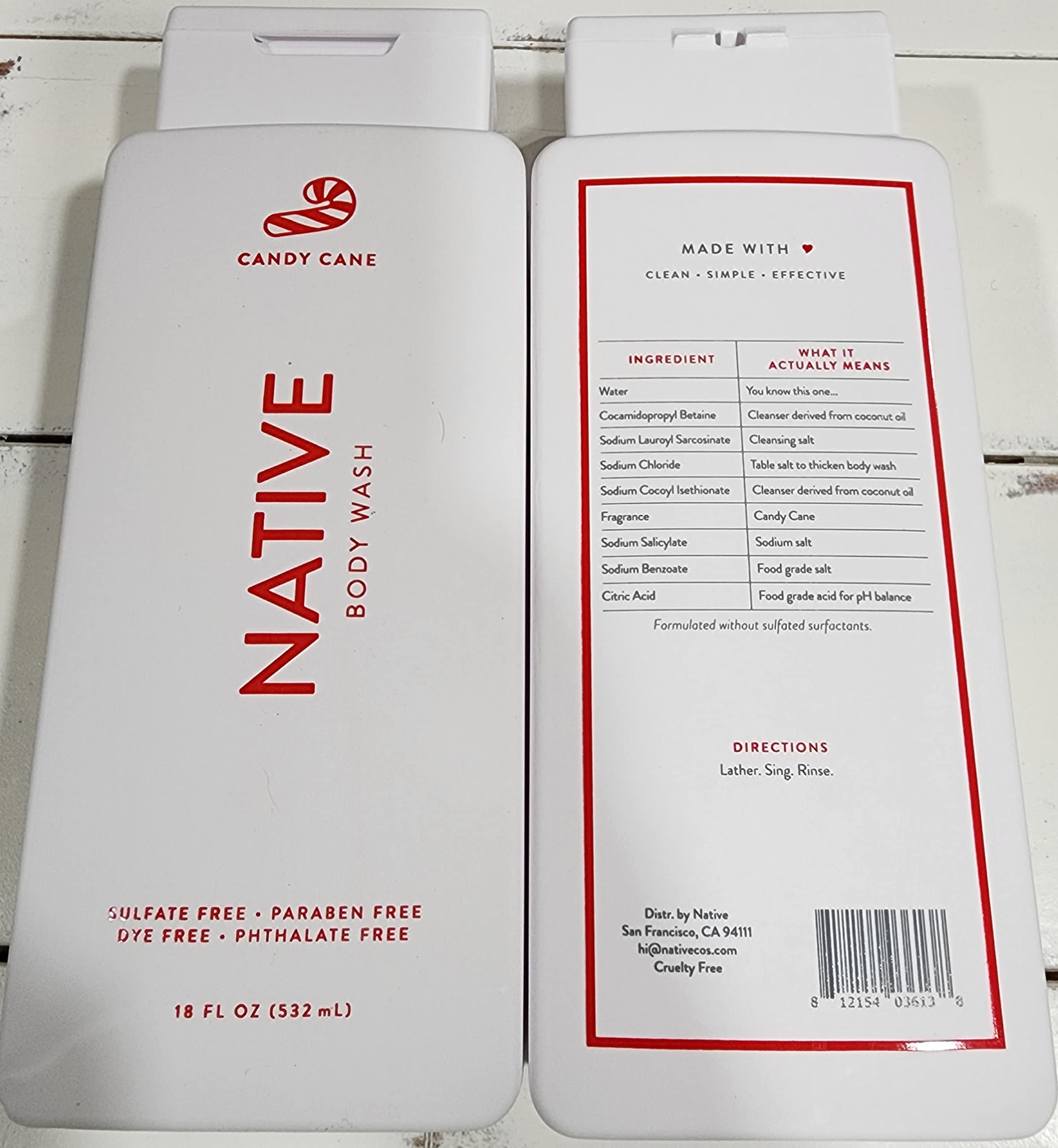 Native Body Wash - 18 FL OZ L8