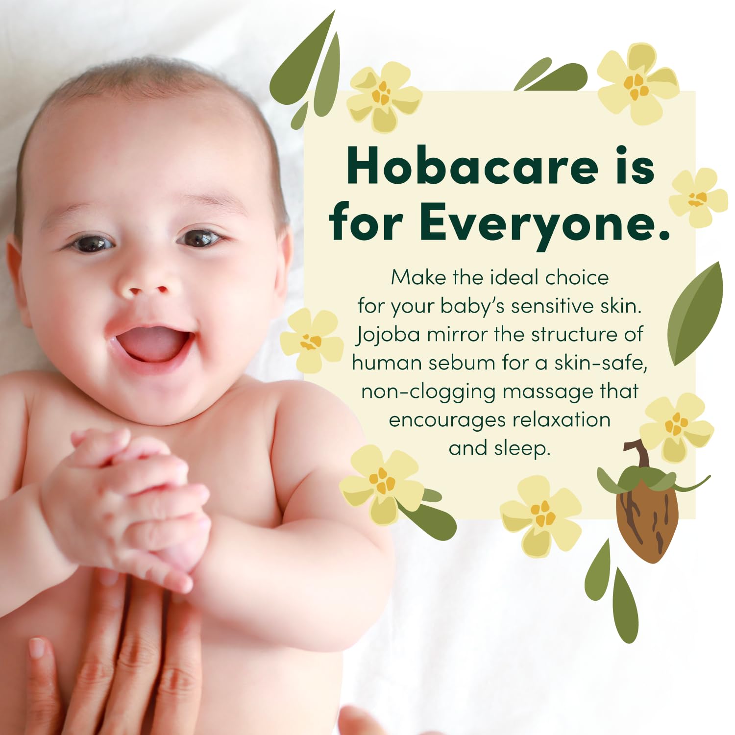 Organic HobaCare Jojoba Oil 250ml (8.45 oz) by Hobacare