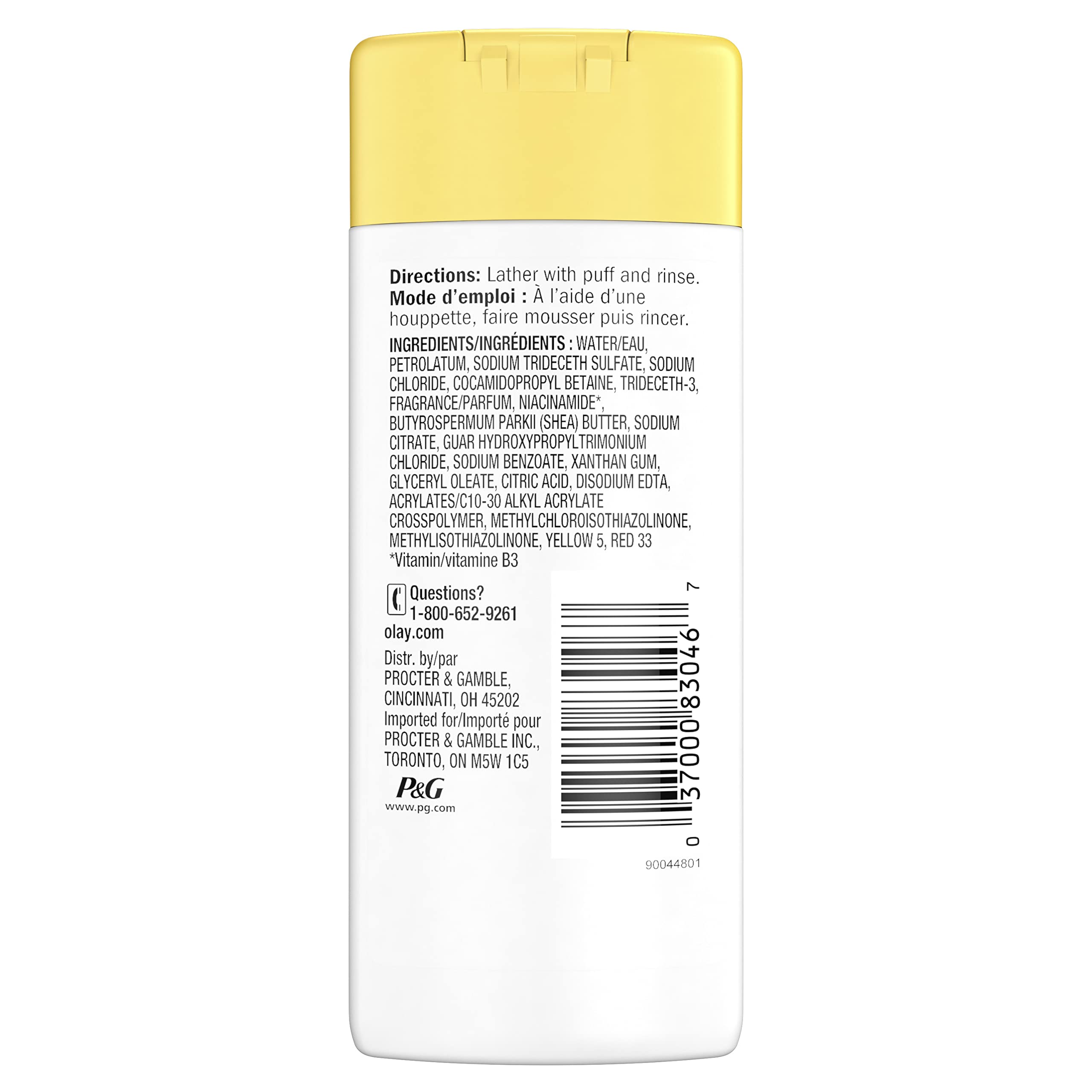 Olay Ultra Moisture Body Wash for Women with Shea Butter, 3 fl oz (Pack of 24)