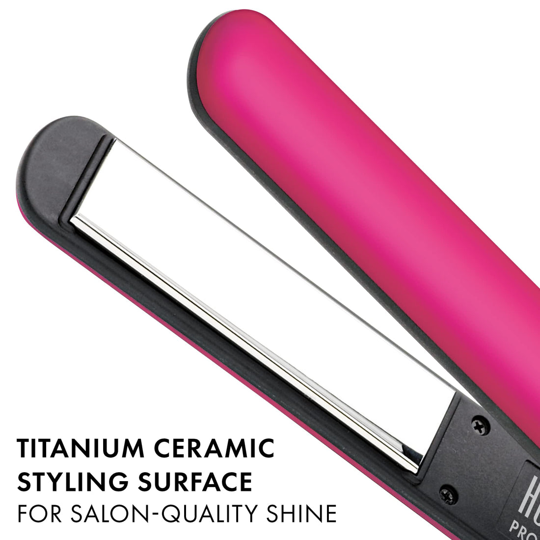Hot Tools Digital Flat Iron, Pink Titanium, 1 Inch