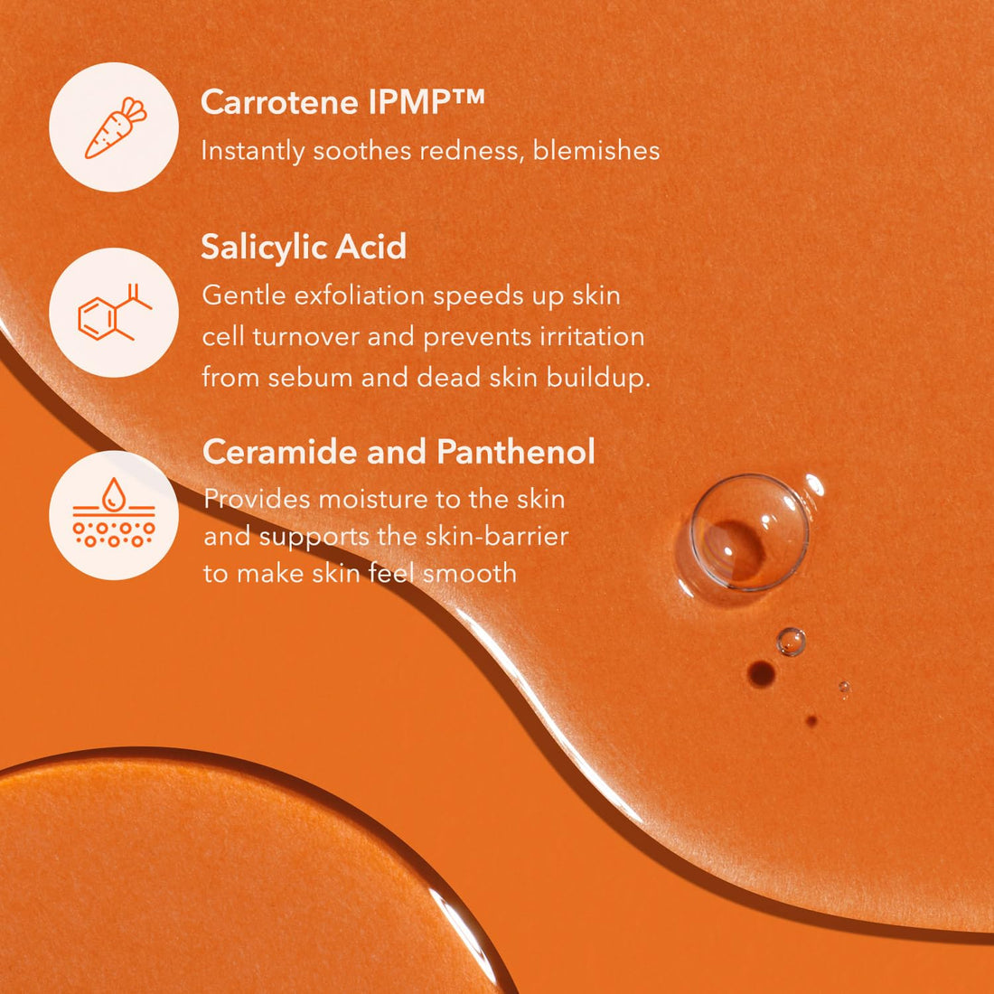 APRILSKIN Carrotene IPMP™ Exfoliating Body Wash | Salicylic Acid Body Wash Improve Rough & Bumpy Skin, Body Acne, Keratosis Pilaris with Niacinamide & Ceramides | Vegan & Cruelty-free | 10.14 fl.oz