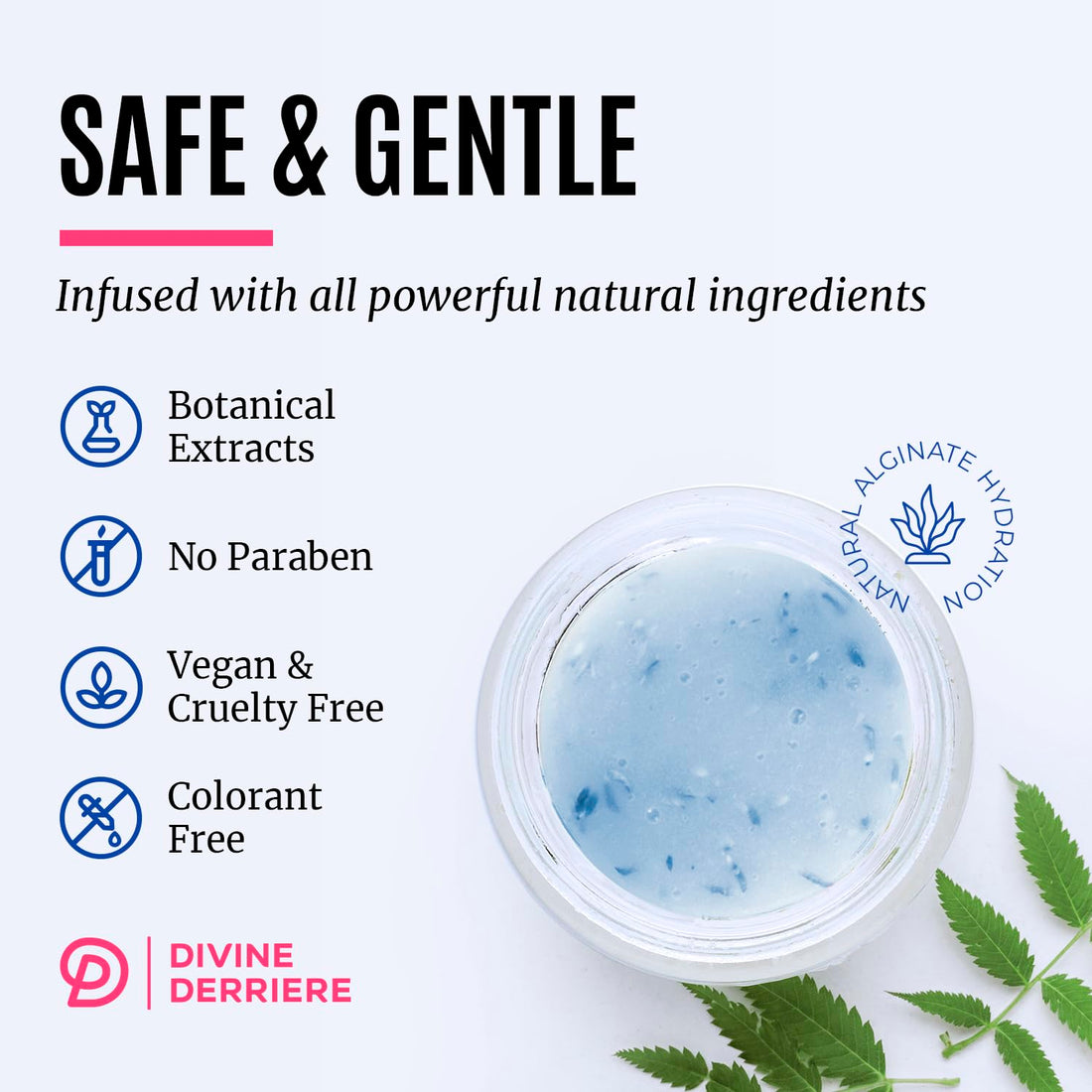 Divine Derriere Hydrogel Vajacial Mask - Premium Modeling Rubber Mask with Hyaluronic Acid, Deeply Purifying & Super Hydrating Hydro-jelly Sheet Masks, Complete Peel-Off Jelly Mask Powder Kit