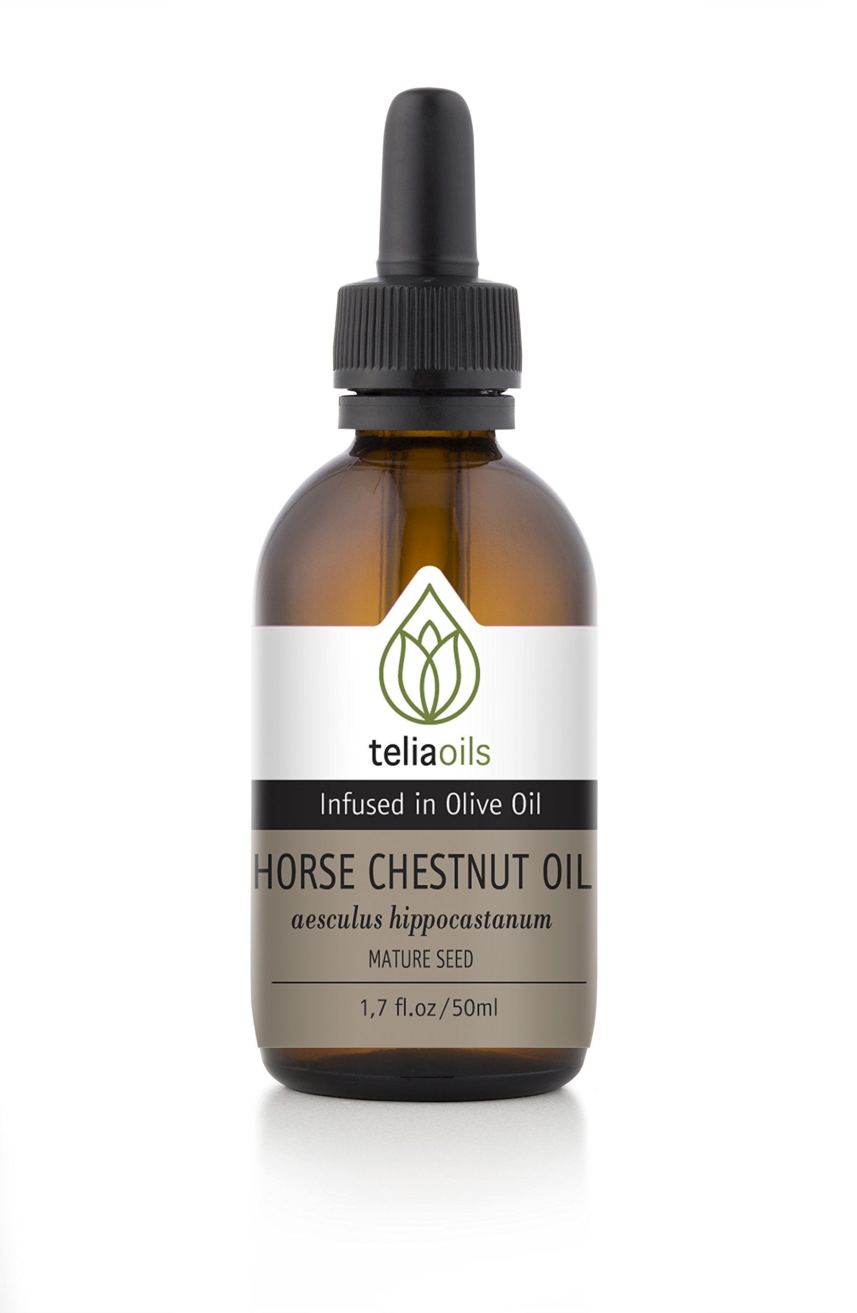 Horse Chestnut Infused Oil Extract (Macerated Oil), 1.7 Oz - 50 Ml/an Anti-inflammatory and Antioxidant Oil - Excellent for Varicose Veins
