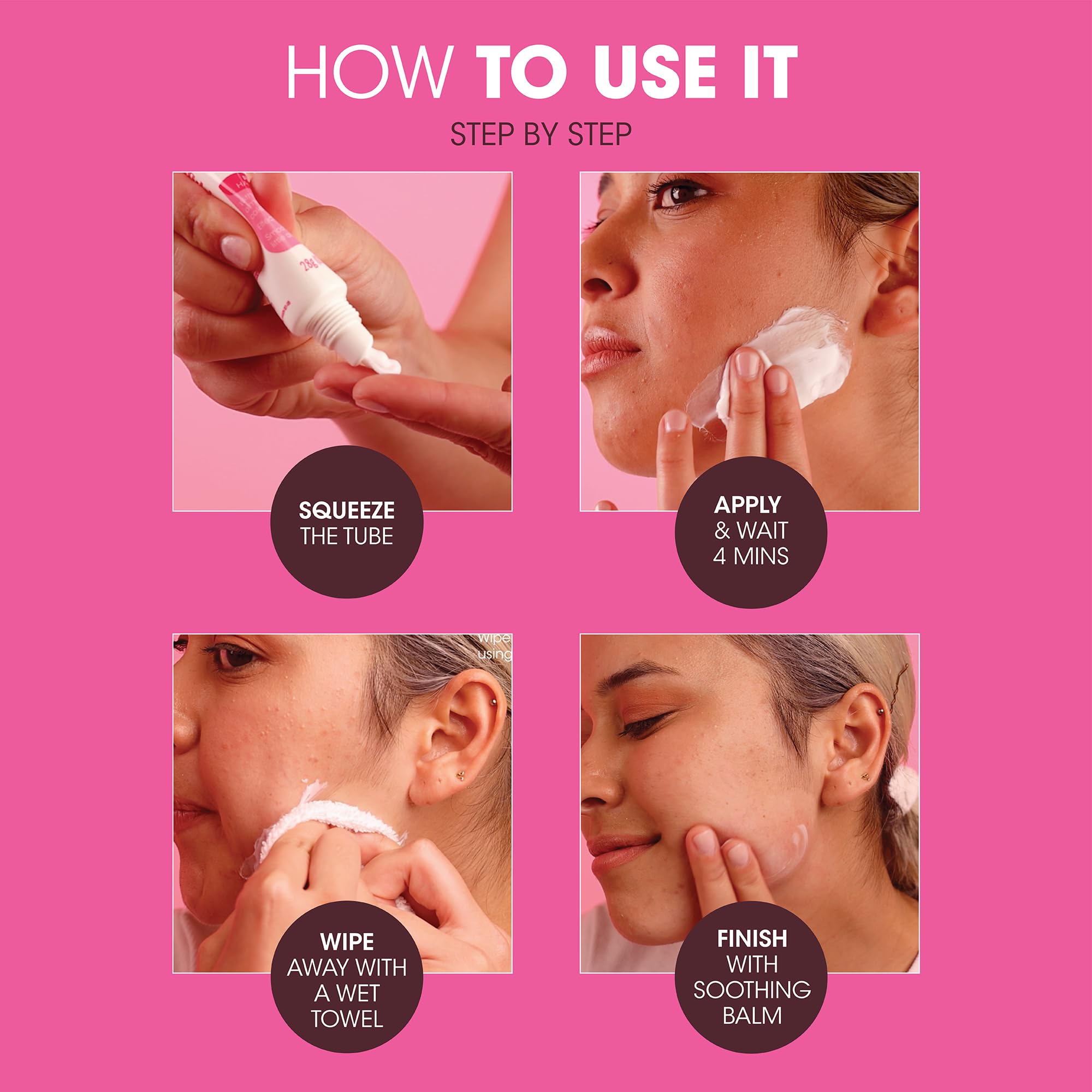 Nad's Gentle & Soothing Facial Hair Removal For Women - Sensitive Depilatory Cream For Delicate Face Areas, 0.99 Oz (4446)