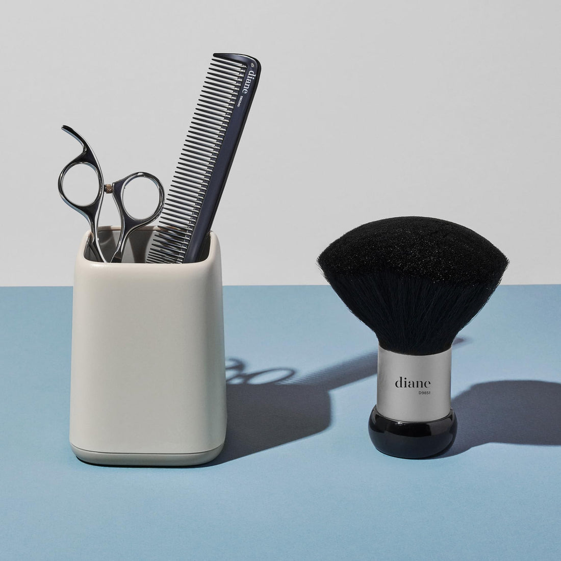 Diane Neck Duster, Black and Gold