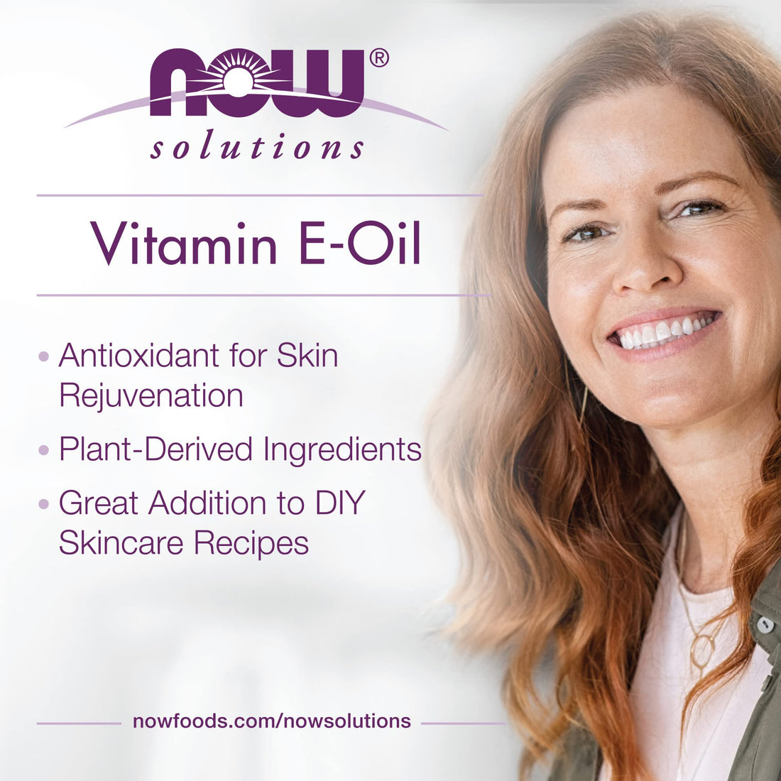 NOW Solutions, E-Oil 23,000 IU, Natural Skin Rejuvenation, Skin Moisturizer, 1-Ounce