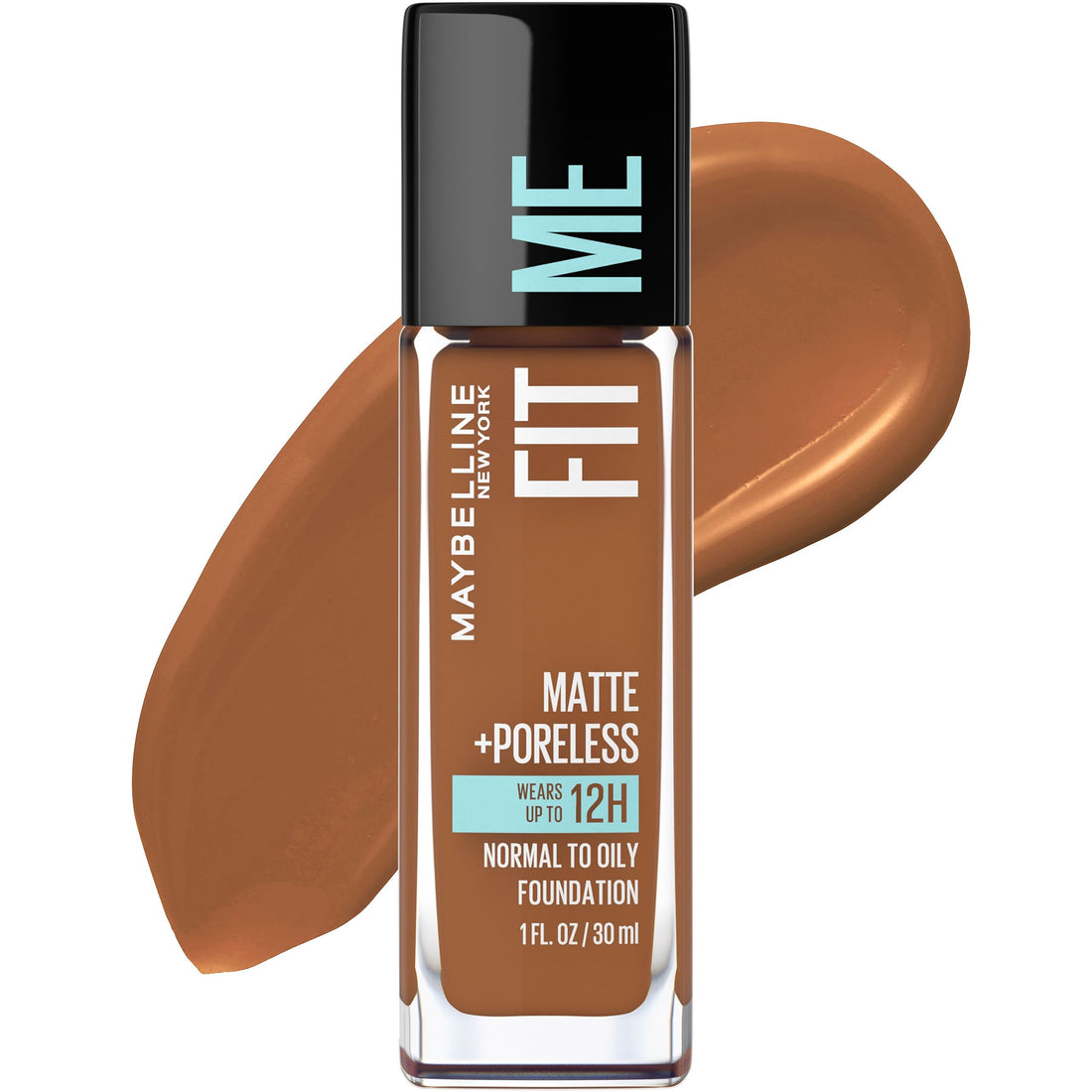 Maybelline New York Fit Me Matte Plus Pore Less Foundation, Mocha, 1 Fluid Ounce