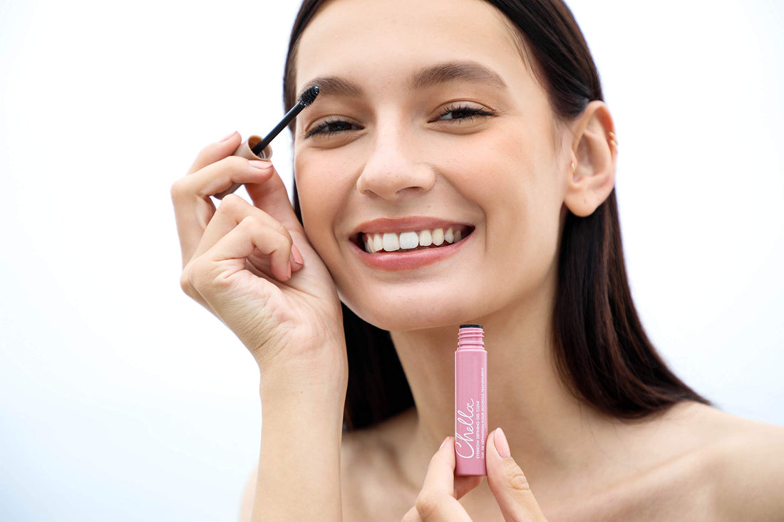 Chella Eyebrow Defining Gel - Gel to Lift and Hold the Eyebrow Hairs and Groom Them Into Place - Clear (6mL / 0.20 oz.)