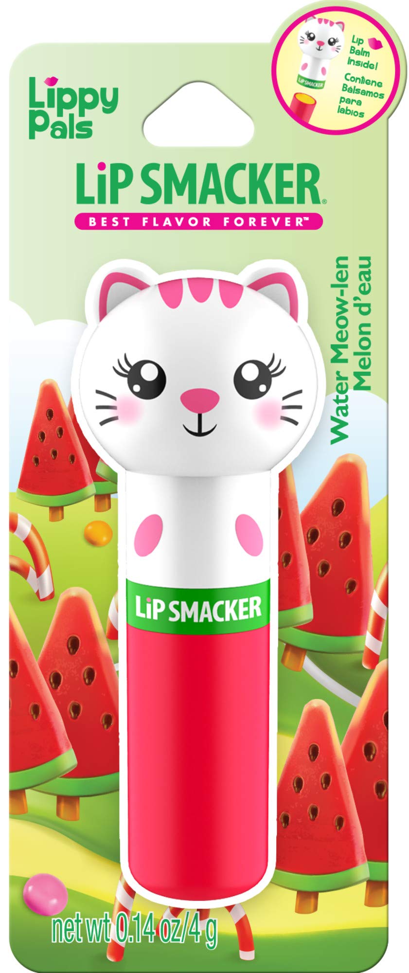 Lip Smacker Lip Balm, Kitten Water-Meow-Lon, 0.14 Ounce