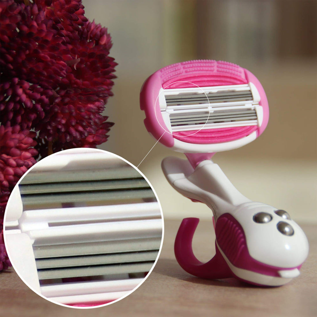 Aveline Smooth Razor Blade Refill 6-Blade Cartridges (4 Refills)