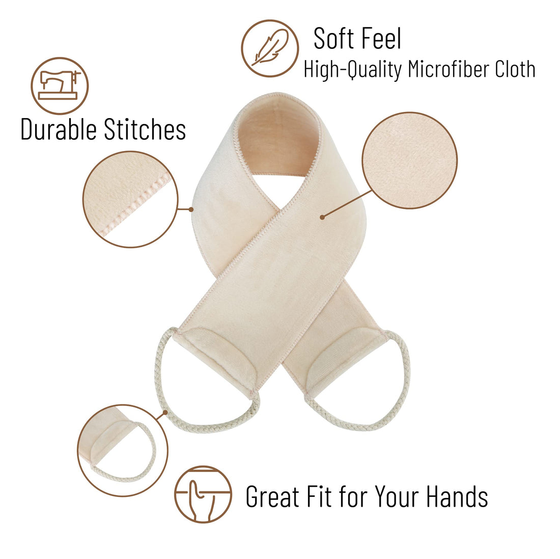 Slick Solutions Lotion Applicator for Back - Easy Self Application of Lotions and Creams - Smooth and Even Application to Entire Back - Sun Tan Lotion Applicator