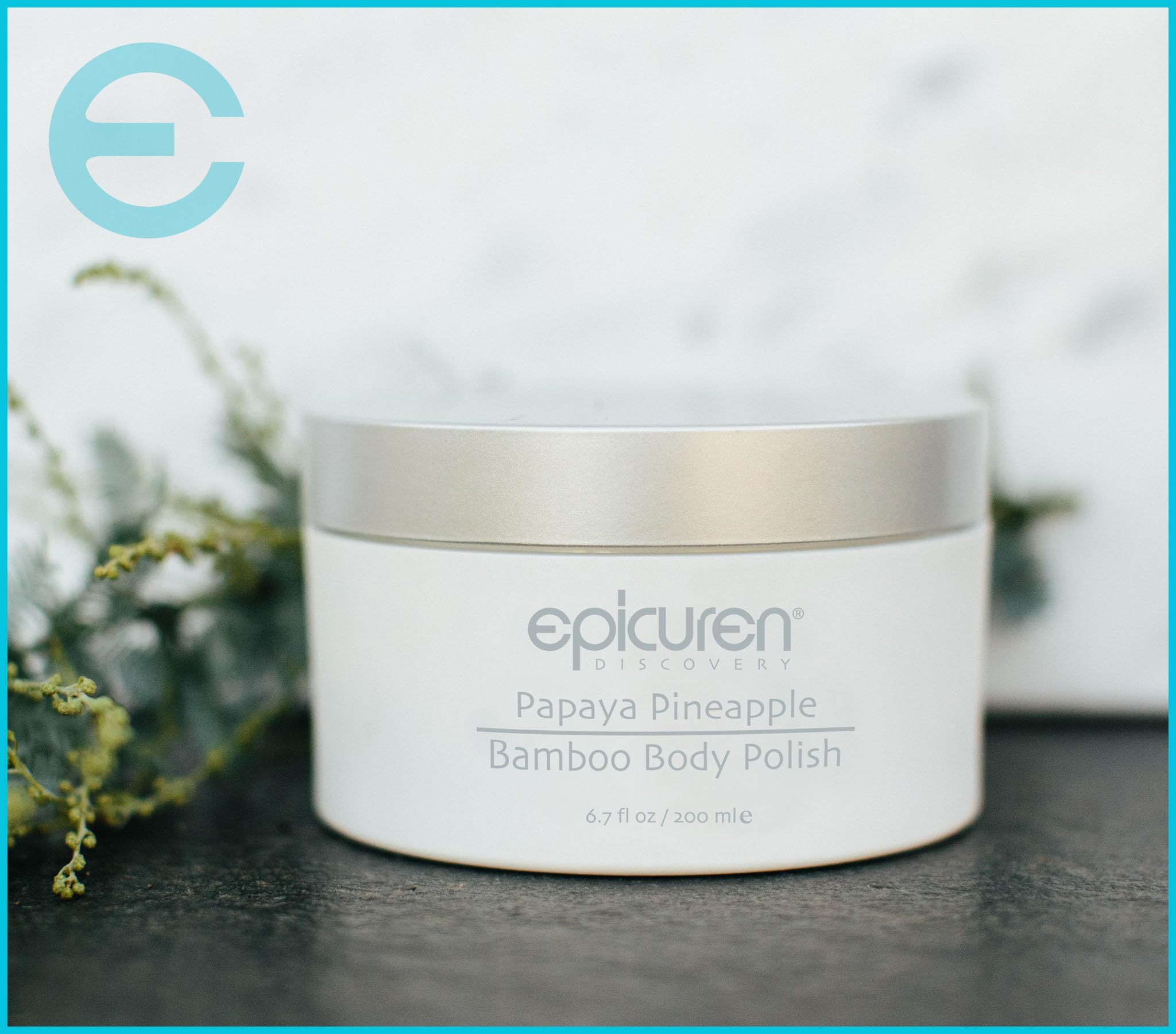 Epicuren Discovery Papaya Pineapple Bamboo Body Polish, 6.7 Fl Oz