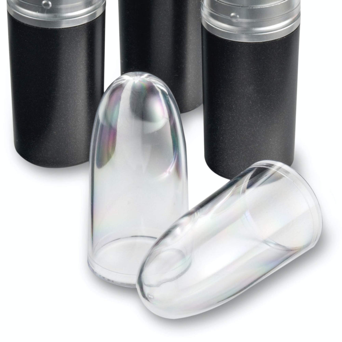 Clear Acrylic Lipstick Caps - Replaces Original Individual MAC Lipstick Caps - See Your Favorite Lipstick Color Easily - Choose From 4/12/24 Pack Options (12 Pack)