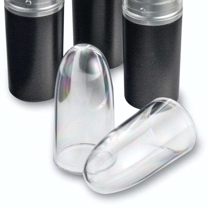 Clear Acrylic Lipstick Caps - Replaces Original Individual MAC Lipstick Caps - See Your Favorite Lipstick Color Easily - Choose From 4/12/24 Pack Options (12 Pack)