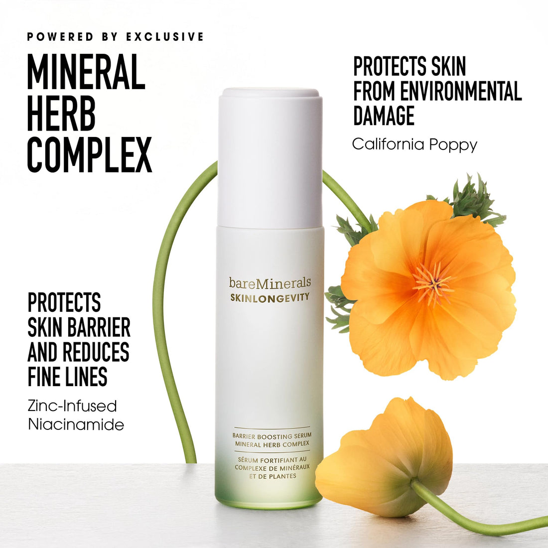 bareMinerals Skinlongevity Barrier Boosting Serum, 30ml