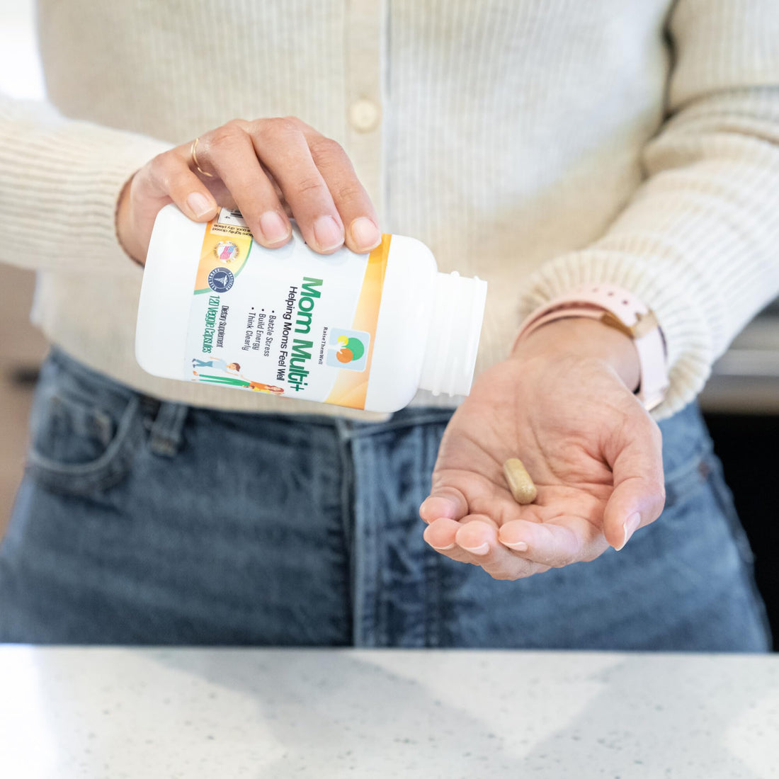 Raise Them Well Mom Multi+ Multivitamin for Women | 120 Veggie Capsules