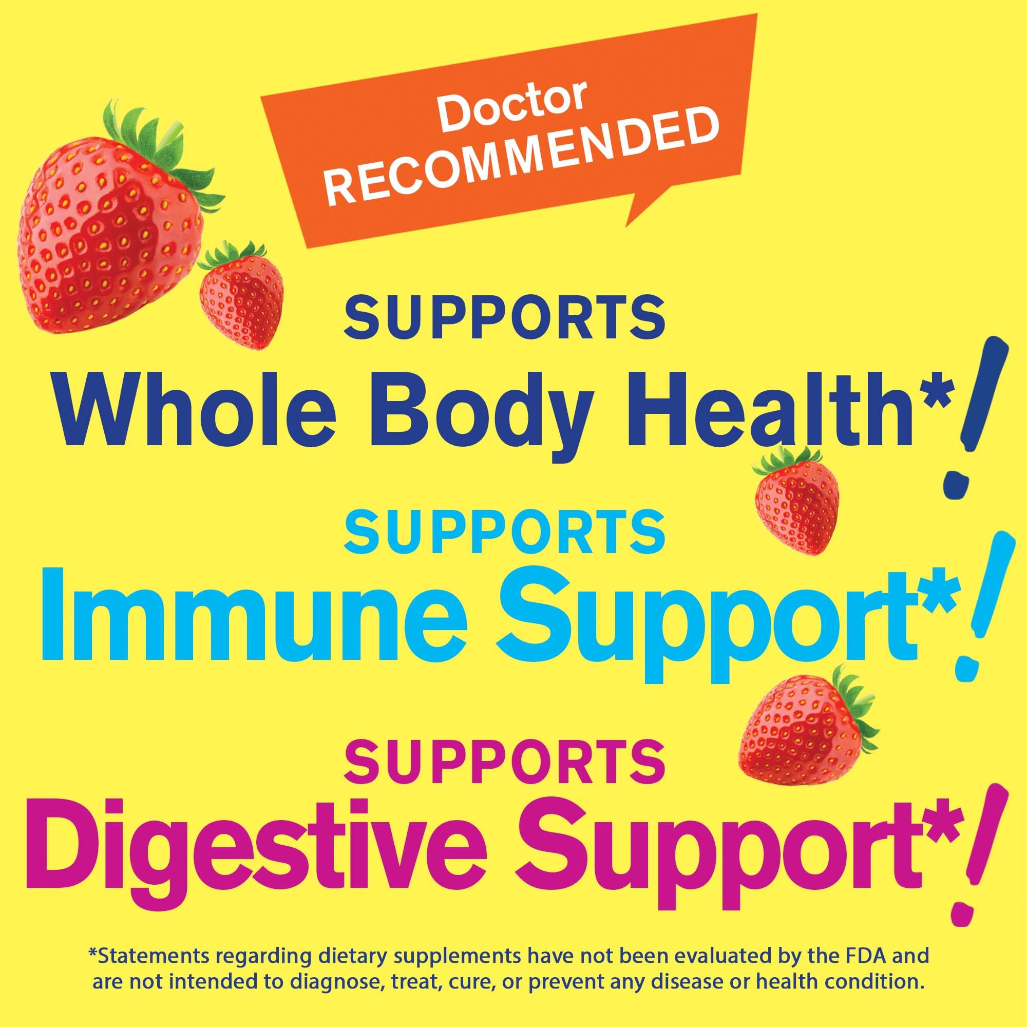 Multivitamin Sugar Free Gummies with Ginseng, Vitamin A, C, D3, E, B12, B6, B1, B2, B5, Niacin, Folic acid, Biotin, Iodine, Zinc, Chromium, Molybdenum, Lycopene, Inositol - Vegan - 60 Gummies