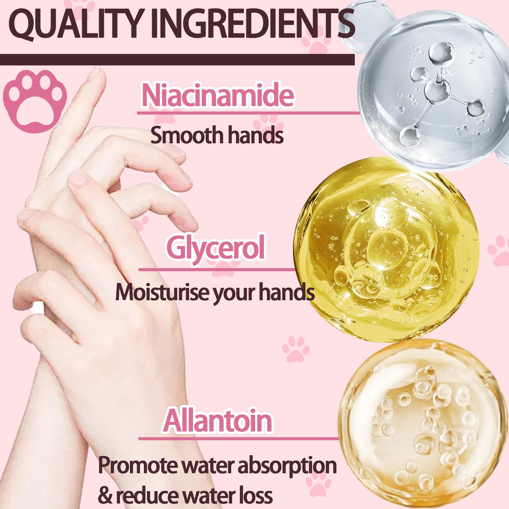 JunKuJK 6PCS Hand Masks,Hydrating Hand Masks Moisturizing Gloves Overnight for Dry Cracked Hands,Daily Hand Care Hand Masks Gift Set for Women and Men A