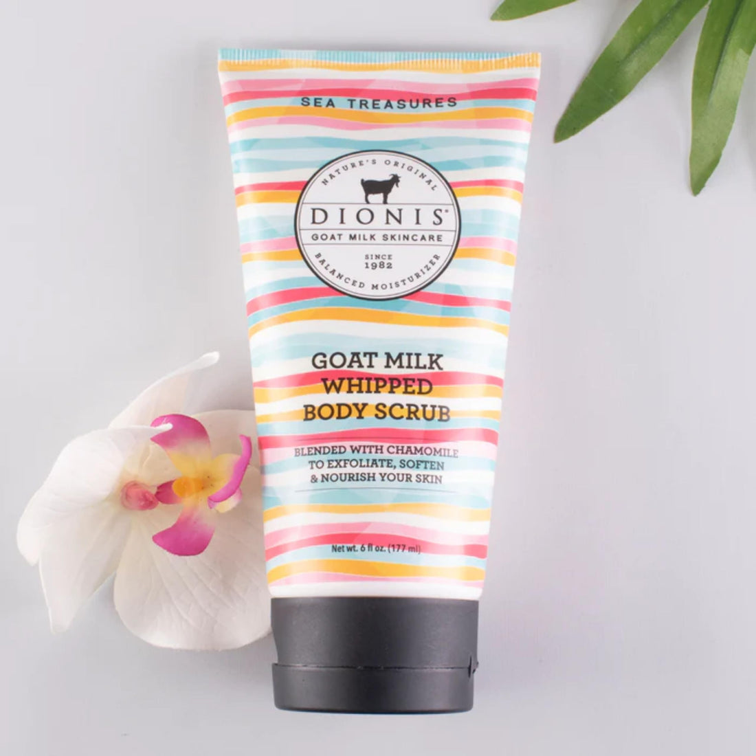 Dionis Goat Milk Skincare Whipped Sugar Scrub - Sea Treasures, 6 ounces