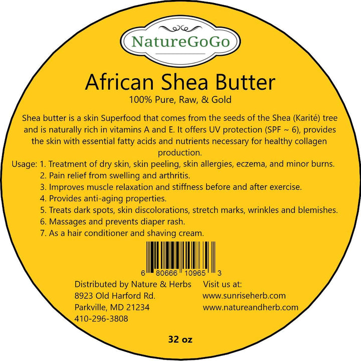 32oz African Shea Butter by Nature & Herbs