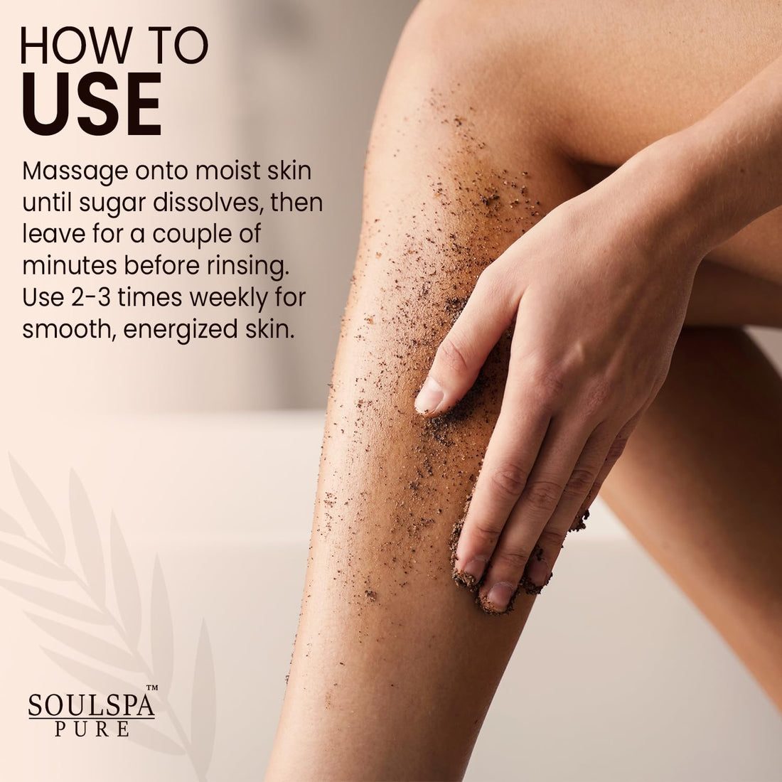 Brown Sugar and Coffee Foot & Body Scrub - Energizing Brown Sugar & Moisturizing Coffee Scrub Body Exfoliator for All Skin Types - Hydrating Exfoliating Spa Treatment - 10 oz