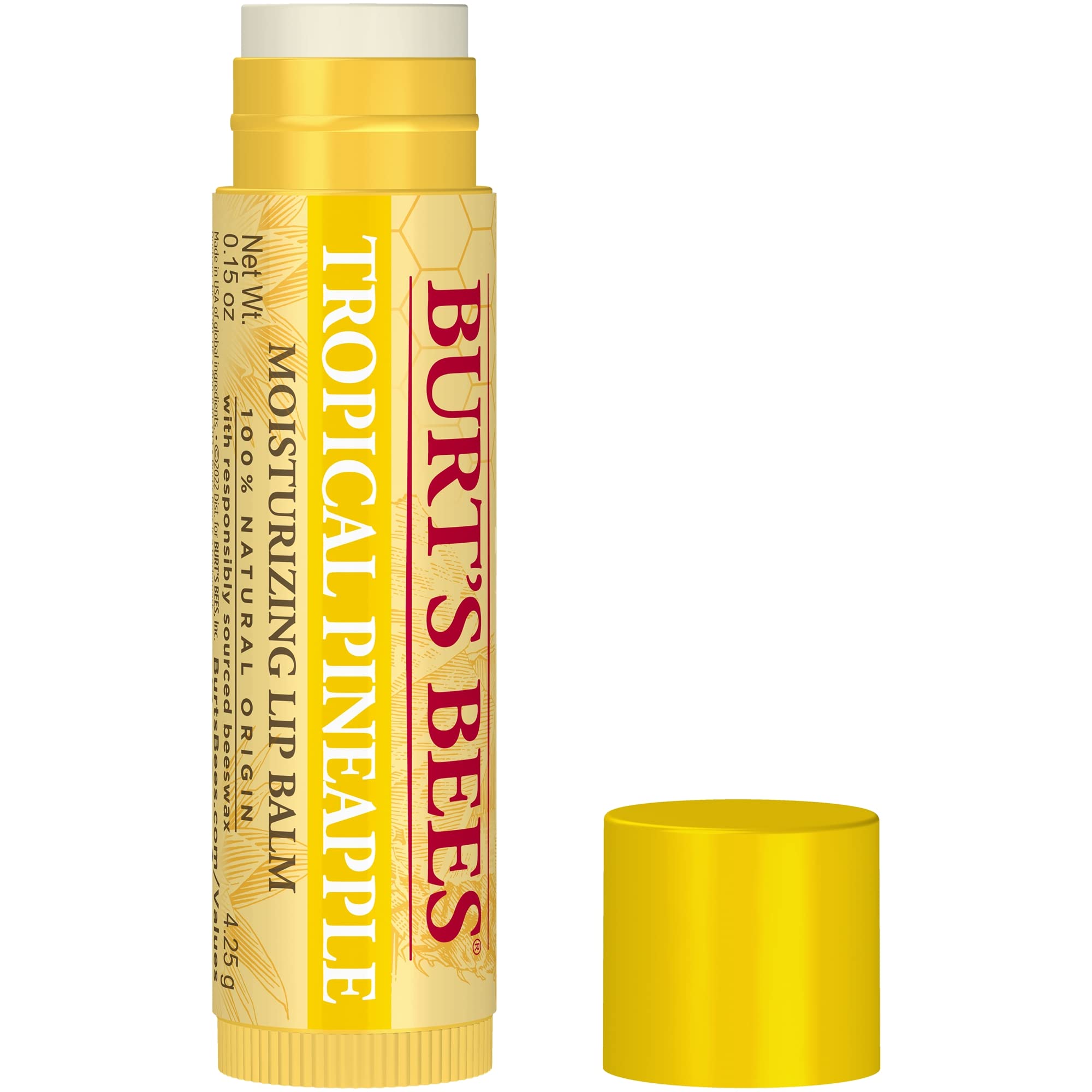 Burt's Bees Lip Balm - Pineapple - 0.15oz (Pineapple)
