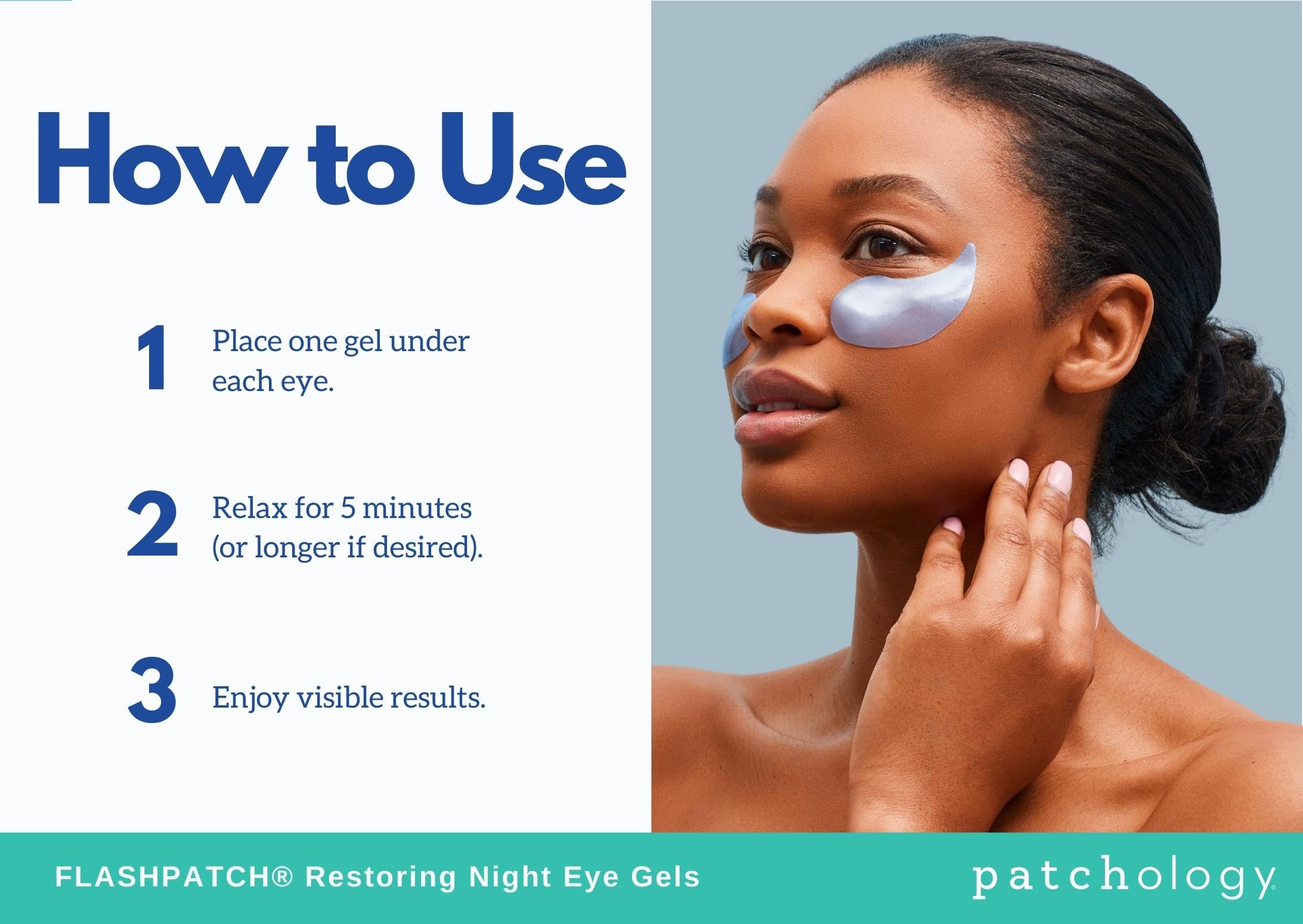 Patchology Flashpatch Restoring Night Eye Gel Jar, 6.4 oz.