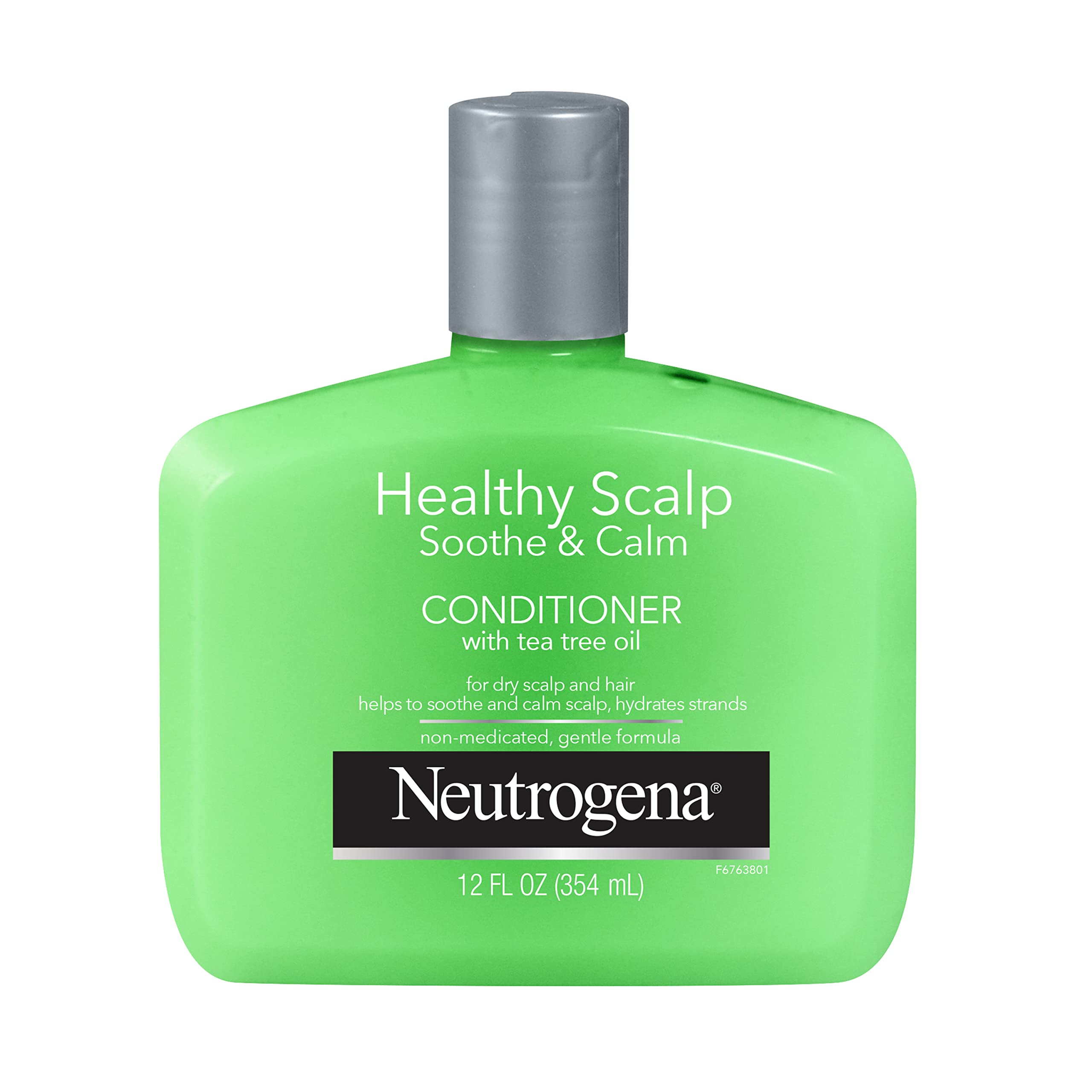 Neutrogena Soothing & Calming Healthy Scalp Conditioner to Moisturize Dry Scalp & Hair, with Tea Tree Oil, pH-Balanced, Paraben-Free & Phthalate-Free, Safe for Color-Treated Hair, 12oz