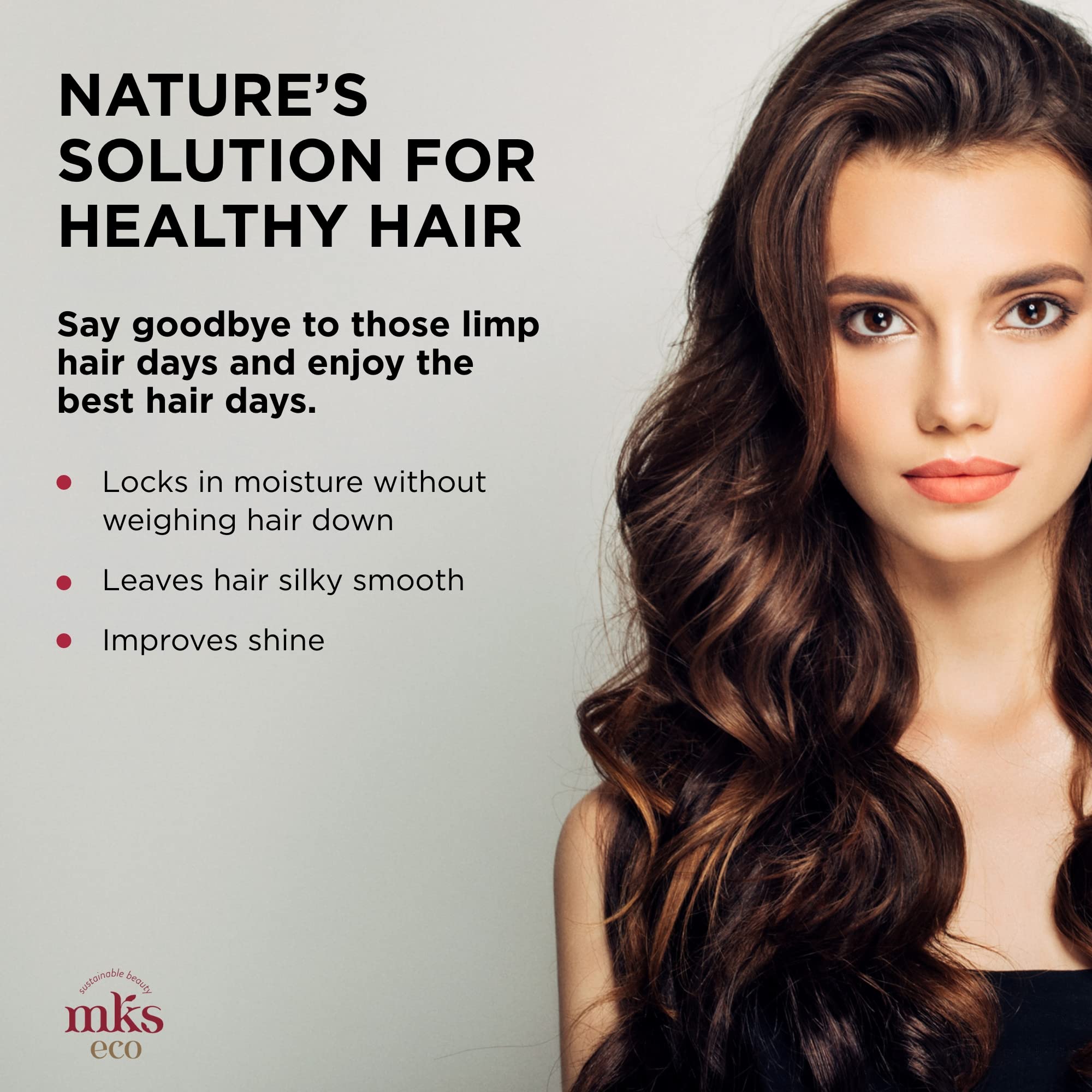 MKS eco Hydrate Conditioner for Fine Hair, Light Breeze - 25 fl oz - Locks in Moisture & Improves Shine - Moroccan Argan Oil, Hemp Seed Oil - Vegan, Cruelty Free