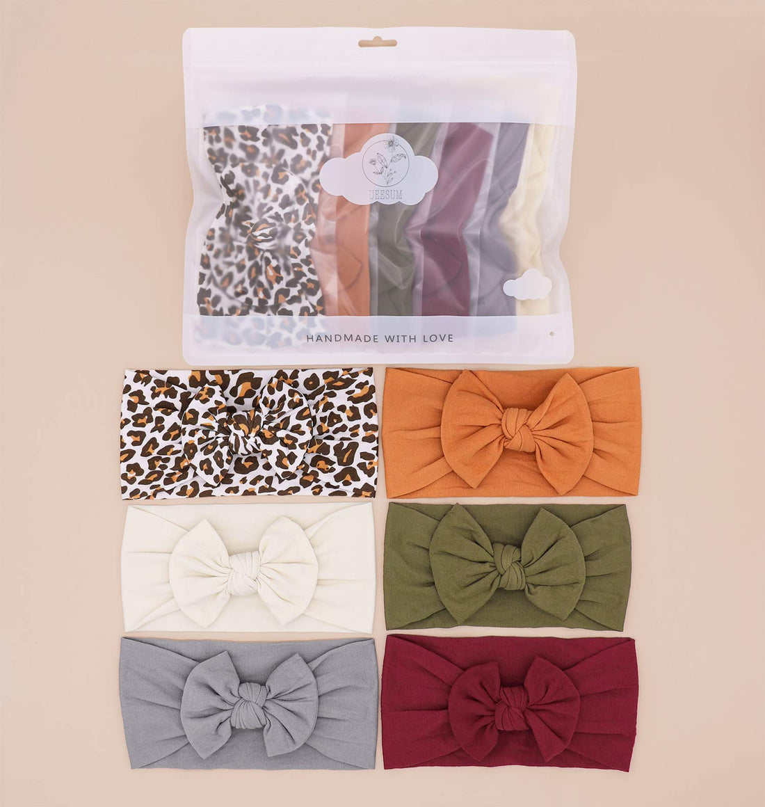 UeeSum Baby Girls Headbands with Bows Infant Toddler Headwrap Hair Accessories