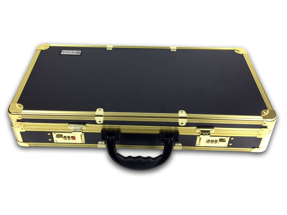 Barber box L22 xW3.9 xH10.6 inches golden color