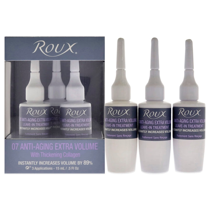 Roux Leave In Treatment #07 Anti Aging Extra Volume - By 89% / 3pk x 0.5 oz